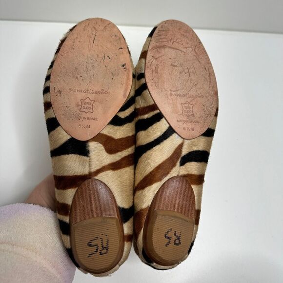 Matisse Ponyhair Exotic Animal Print Leather Upper Flats Size 6.5 - Picture 11 of 11